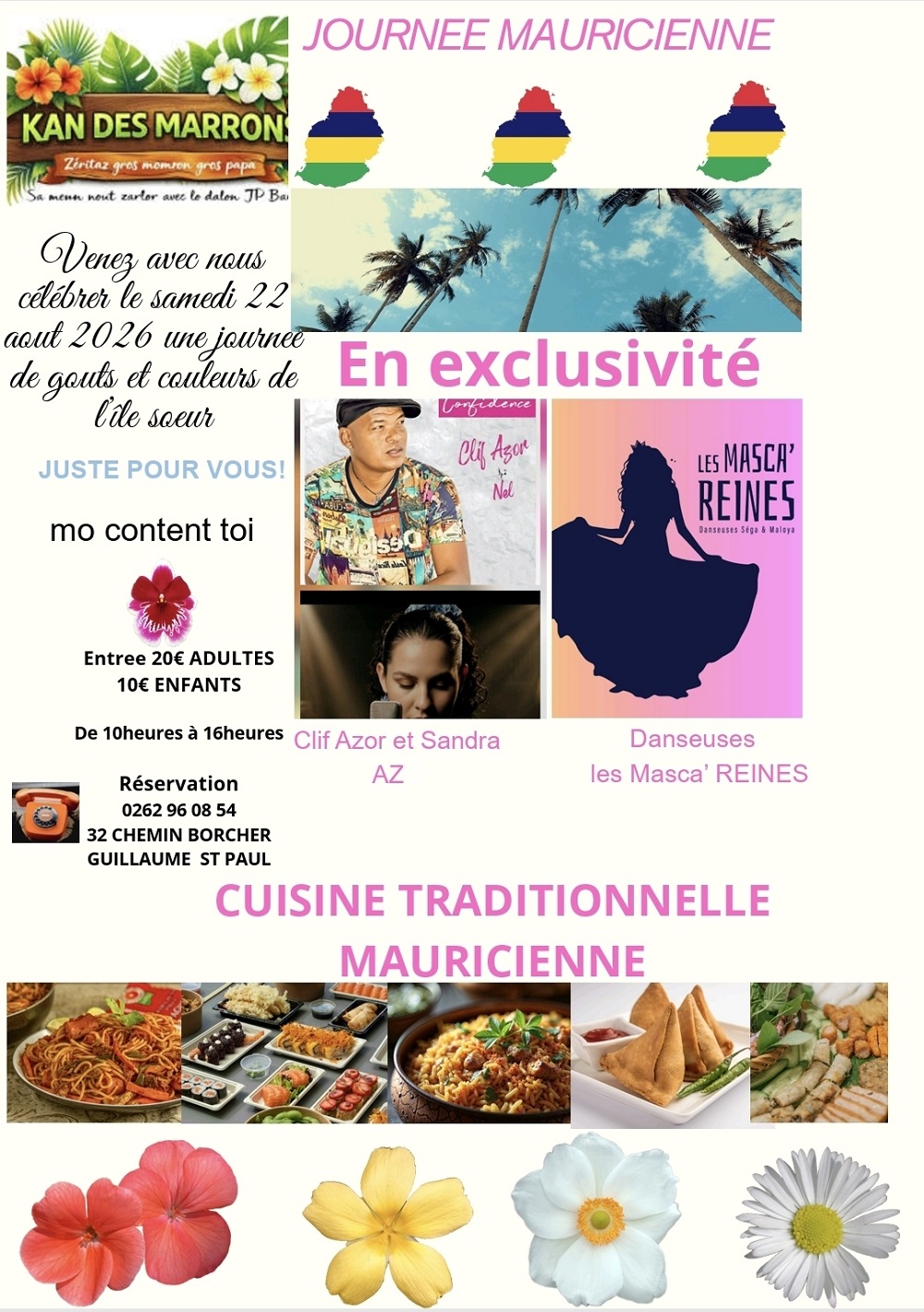 JOURNÉE MAURICIENNE AU KAN DES MARRONS