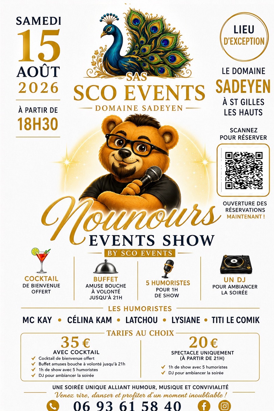 LE NOUNOURS EVENTS SHOW DEBARQUE A SAINT-GILLES-LES-HAUTS !