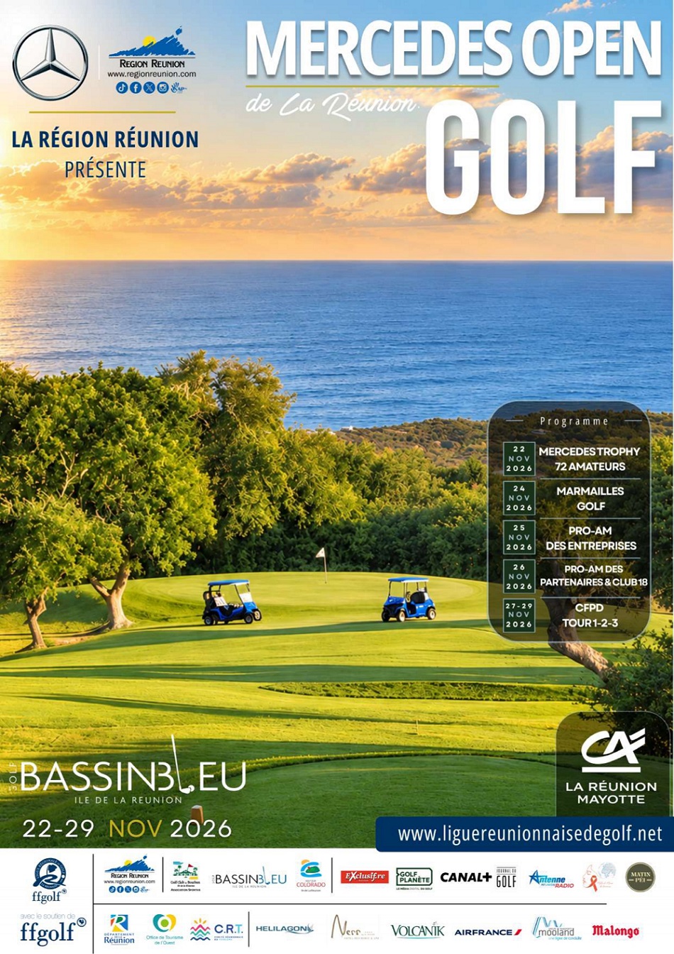 MERCEDES OPEN GOLF AU GOLF DU BASSIN BLEU