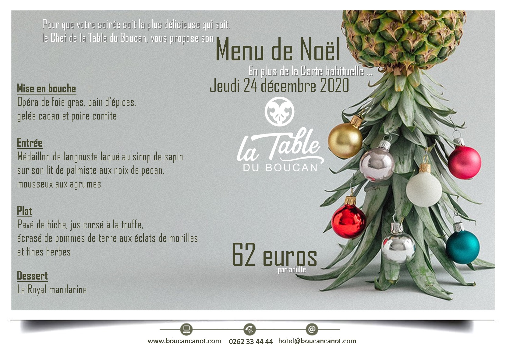 Les Fetes De Fin D Annee Dans Les Hotels De L Ouest De La Reunion Ile De La Reunion 974